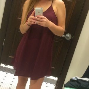 Maroon Dress